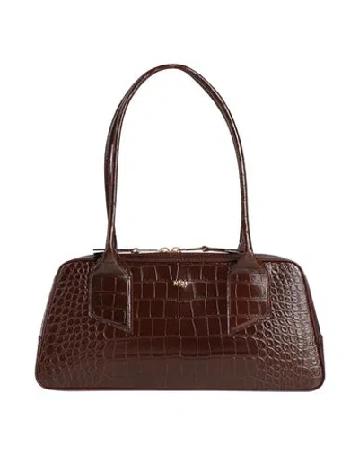 N°21 Woman Handbag Chocolate Brown Size - Textile Fibers