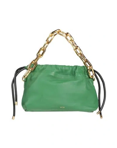 N°21 Woman Handbag Green Size - Leather