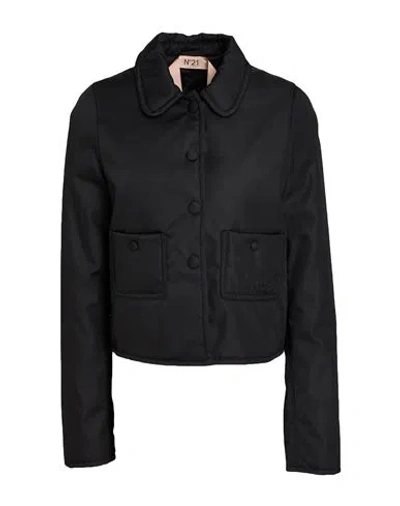 N°21 Woman Jacket Black Size 8 Polyamide