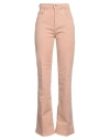 N°21 Woman Jeans Antique Rose Size 27 Cotton, Elastane In Pink