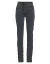 N°21 Woman Denim Pants Steel Grey Size 25 Cotton In Grey