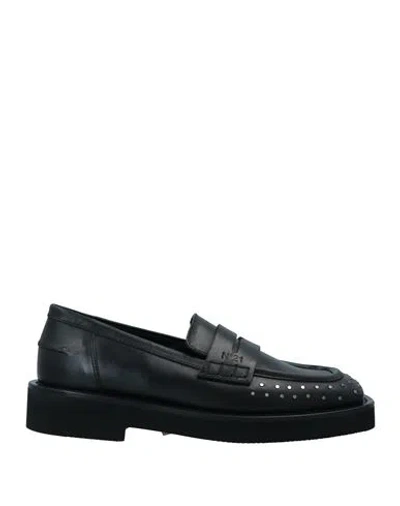 N°21 Woman Loafers Black Size 6 Calfskin