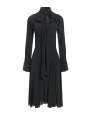 N°21 Woman Midi Dress Black Size 0 Acetate, Silk