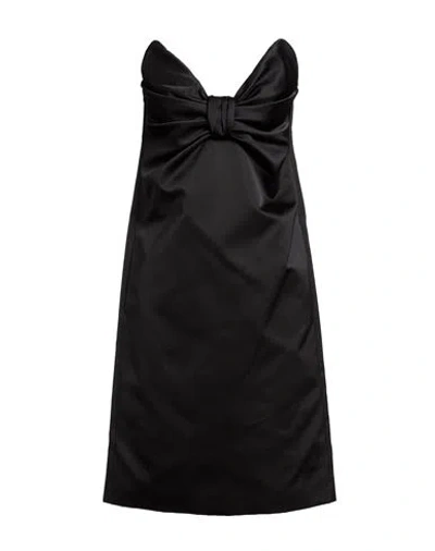 N°21 Woman Midi Dress Black Size 12 Polyester