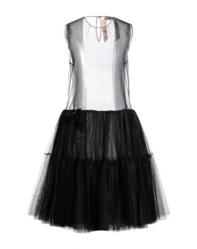 N°21 Woman Midi Dress Black Size 6 Polyamide