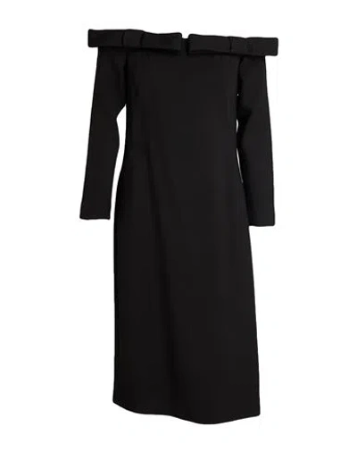 N°21 Woman Midi Dress Black Size 6 Viscose