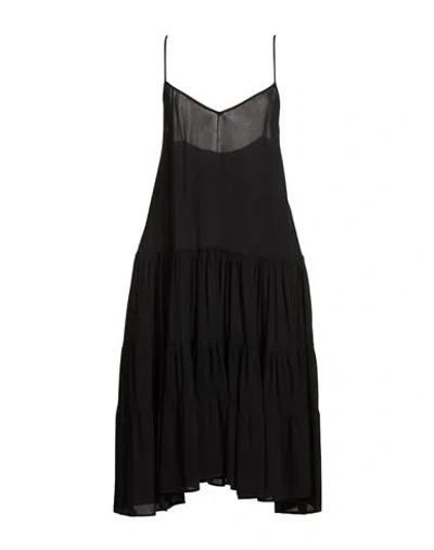 N°21 Woman Midi Dress Black Size 8 Viscose