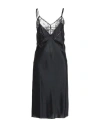 N°21 Woman Midi Dress Black Size 8 Viscose, Polyester, Polyamide, Cotton, Elastane In Black