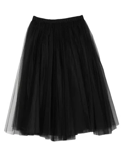 N°21 Woman Midi Skirt Black Size 4 Polyamide