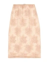 N°21 Woman Midi Skirt Blush Size 4 Polyamide, Cotton, Elastane In Neutral