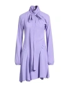 N°21 Woman Mini Dress Lilac Size 6 Viscose In Purple