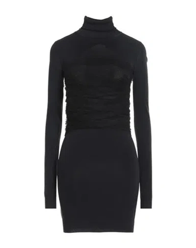 N°21 Woman Mini Dress Midnight Blue Size 4 Viscose, Polyamide, Polyester