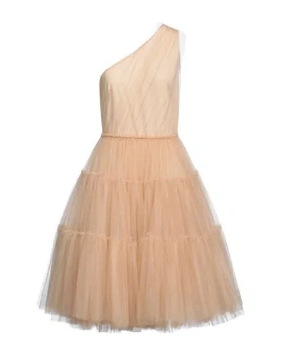 N°21 Woman Short Dress Sand Size 8 Polyamide In Beige