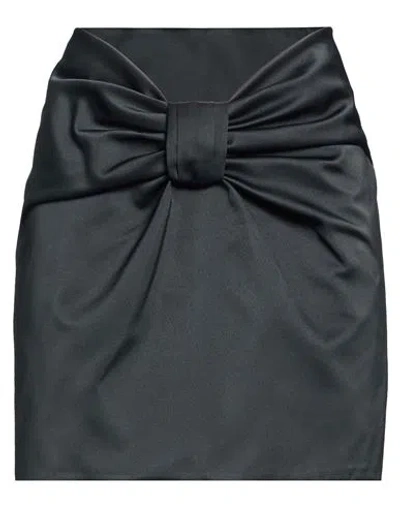 N°21 Woman Mini Skirt Black Size 6 Polyester