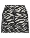 N°21 Woman Mini Skirt Black Size 6 Virgin Wool, Silk In Black