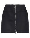 N°21 Woman Mini Skirt Midnight Blue Size 4 Virgin Wool, Polyamide