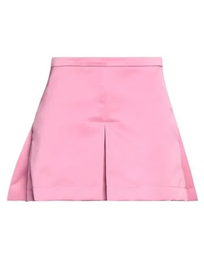 N°21 Woman Mini Skirt Pink Size 4 Polyester
