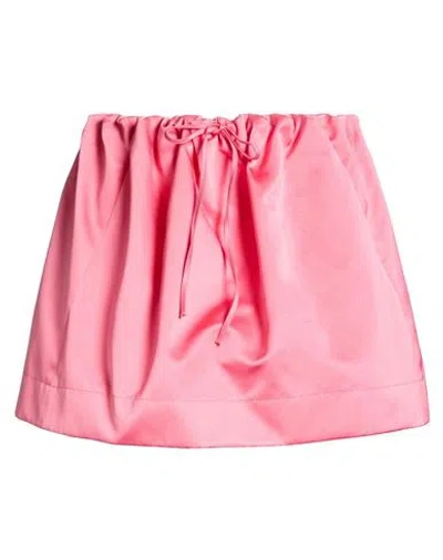 N°21 Woman Mini Skirt Pink Size 8 Polyester