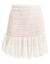 Shop N°21 Woman Mini Skirt White Size 2 Polyamide