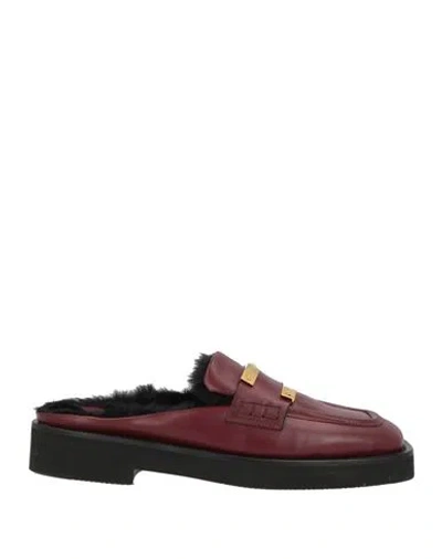 N°21 Woman Mules & Clogs Burgundy Size 8 Leather In Red