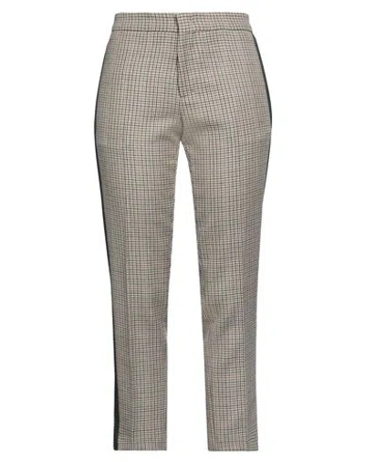 N°21 Woman Pants Beige Size 6 Wool, Viscose
