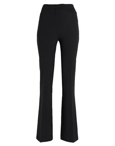 N°21 Woman Pants Black Size 4 Polyester, Wool, Elastane