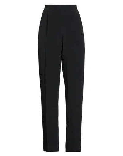 N°21 Woman Pants Black Size 8 Acetate, Silk