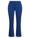 N°21 Woman Pants Bright Blue Size 4 Cotton, Elastane