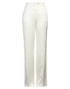 N°21 Woman Pants Cream Size 6 Viscose In White