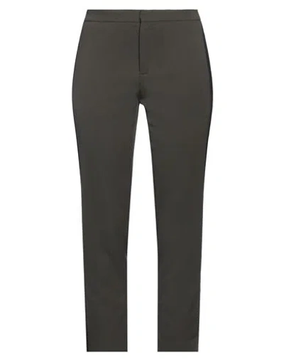 N°21 Woman Pants Dark Green Size 8 Polyester, Wool, Elastane