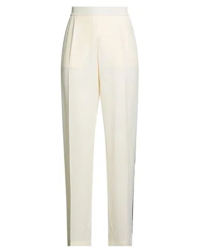N°21 Woman Pants Ivory Size 6 Acetate, Silk In White