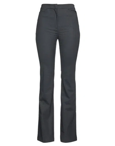 N°21 Woman Pants Lead Size 4 Polyester, Wool, Elastane In Grey