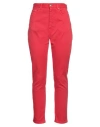 N°21 Woman Pants Red Size 32 Cotton, Elastane