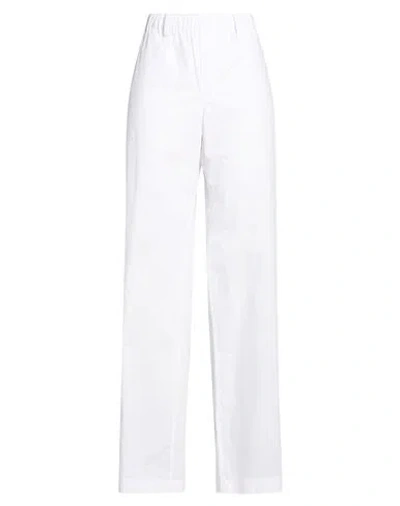 N°21 Woman Pants White Size 8 Cotton