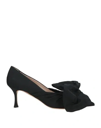 N°21 Woman Pumps Black Size 11 Textile Fibers