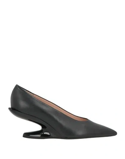 N°21 Woman Pumps Black Size 8 Leather