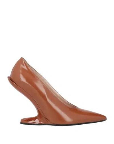N°21 Woman Pumps Brown Size 8 Leather