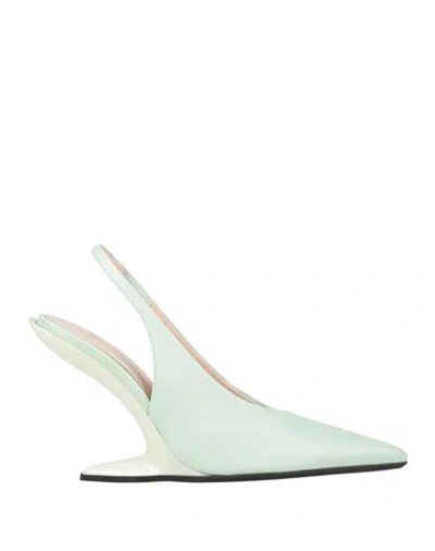 N°21 Woman Pumps Light Green Size 6 Leather