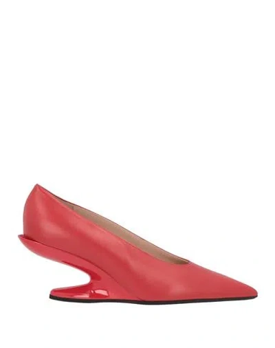 N°21 Woman Pumps Red Size 8 Leather