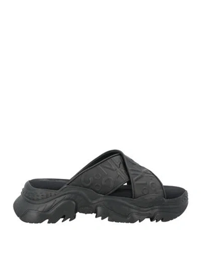 N°21 WOMAN SANDALS BLACK SIZE 8 SYNTHETISCHES MATERIAL