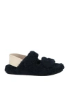 N°21 Woman Sandals Black Size 11 Textile Fibers In Black