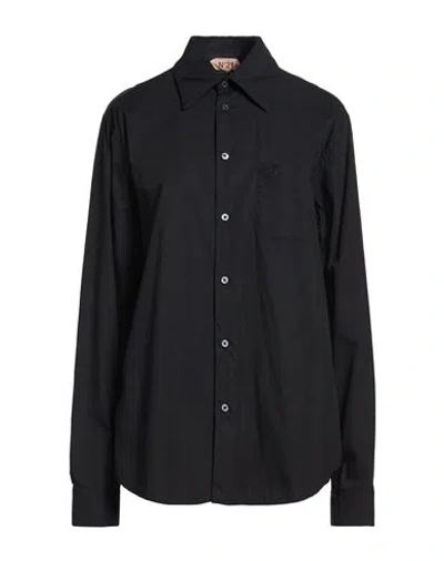 N°21 Woman Shirt Black Size S Cotton
