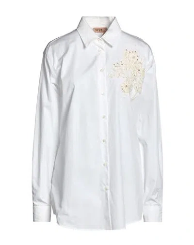 N°21 Woman Shirt Off White Size 8 Cotton