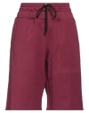 N°21 Woman Shorts & Bermuda Shorts Plum Size L Cotton