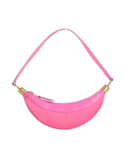 N°21 Woman Shoulder Bag Fuchsia Size - Textile Fibers, Leather In Pink