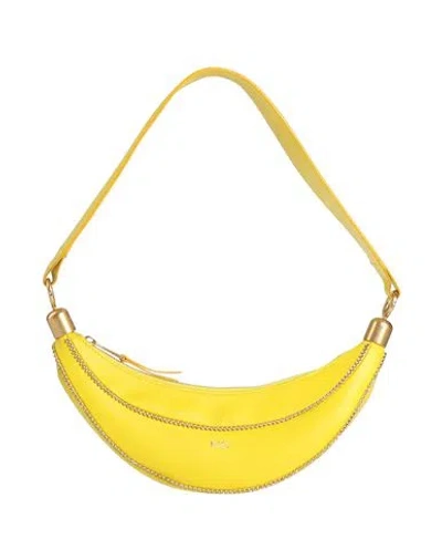 N°21 Woman Shoulder Bag Yellow Size - Leather