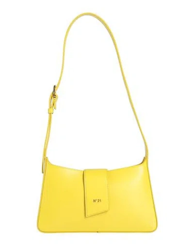 N°21 Woman Shoulder Bag Yellow Size - Leather
