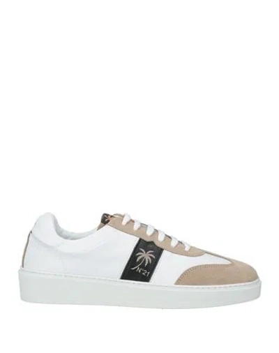 N°21 Woman Sneakers Beige Size 6 Leather