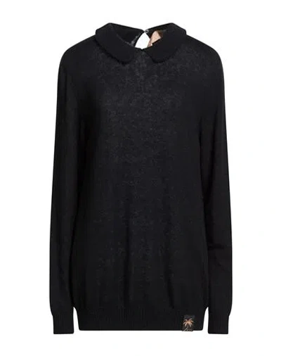 N°21 Woman Sweater Black Size 10 Polyamide, Alpaca Wool, Virgin Wool