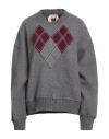 N°21 Structured Cloth Pullover In Gray
